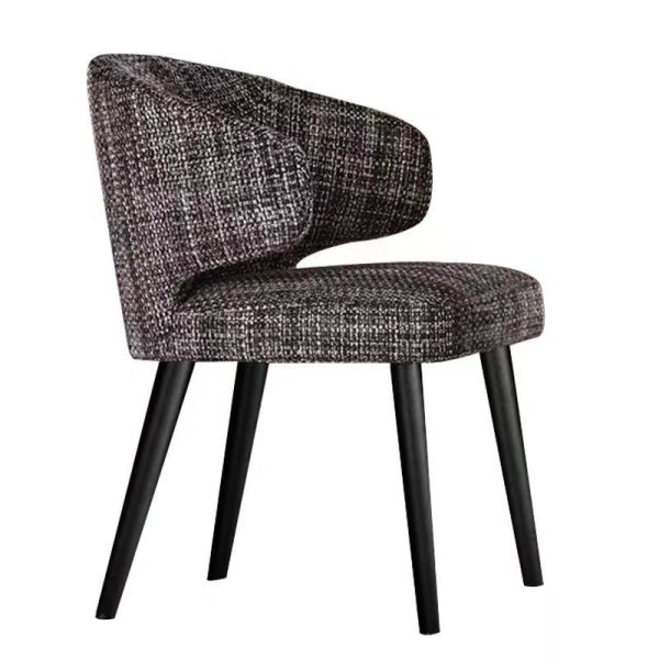 Modern Luxury Square Cushion Solid Wood Fabric High Resilience Sponge Dining Chair Backrest For Dining Room - Image 17