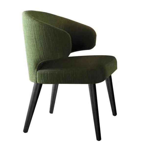 Modern Luxury Square Cushion Solid Wood Fabric High Resilience Sponge Dining Chair Backrest For Dining Room - Image 18