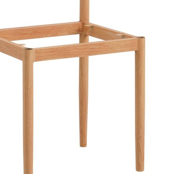 Modern Minimalist Square Leather Carbon Steel Dining Chair Backrest For Dining Room - Image 7