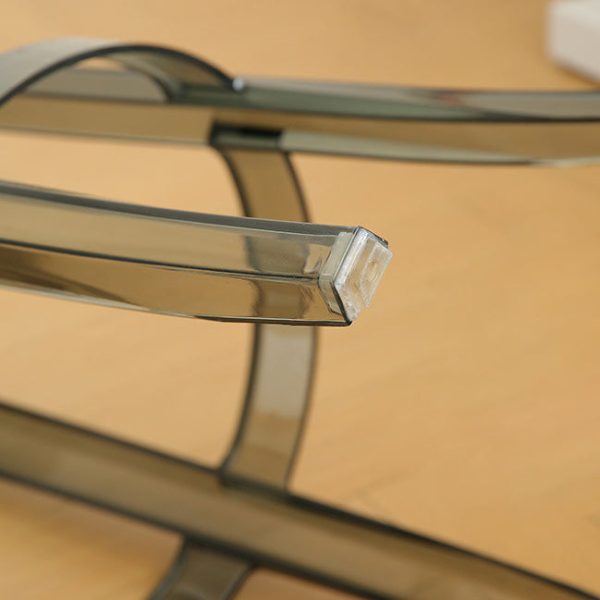 Modern Minimalist Round Plastic Bar Stool Footrest For Dining Room - Image 8