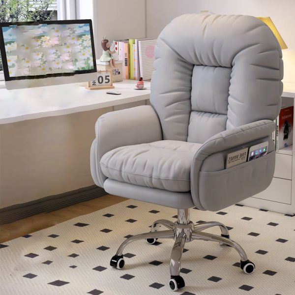 Modern Luxury Square Cushion High Density Foam Stainless Steel Accent Chair Backrest Armrest For Living Room - Image 2