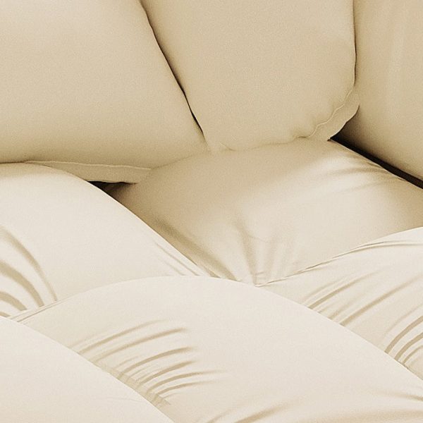 Contemporary Coastal Square High Elastic Foam Nylon Desk Chair Backrest Armrest For Home Office - Image 7