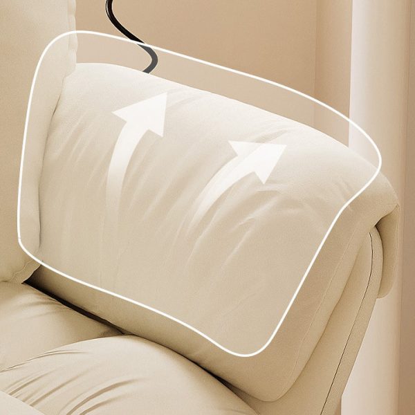 Contemporary Coastal Square High Elastic Foam Nylon Desk Chair Backrest Armrest For Home Office - Image 14