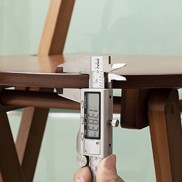 Modern Simplicity Bamboo Round Bar Stool Backrest Footrest Foldable For Kitchen - Image 13