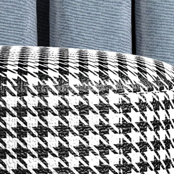 Contemporary Scandinavian Fabric Velvet Leather Iron Sponge Round Cylinder Footstool Backless For Entryway - Image 8
