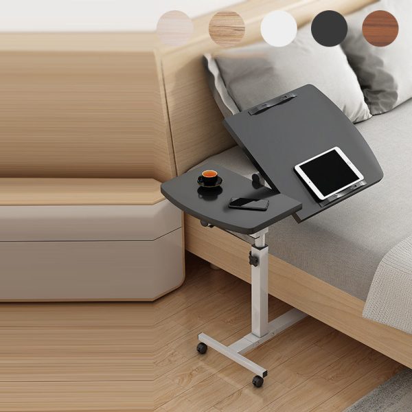 Modern Minimalist Rectangle Density Plate Stainless Steel Desk Liftable 4-Leg For Home Office - Image 17
