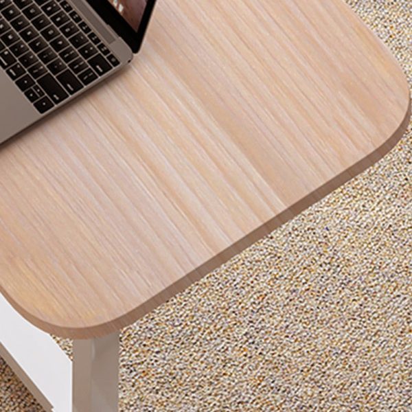 Modern Minimalist Rectangle Density Plate Stainless Steel Desk Liftable 4-Leg For Home Office - Image 5