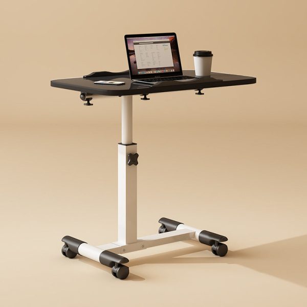 Modern Minimalist Rectangle Density Plate Stainless Steel Desk Liftable 4-Leg For Home Office - Image 22