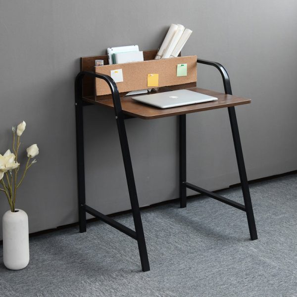 Modern Minimalist Rectangle Carbon Steel Medium Fiber Density Board Desk 4-Leg For Home Office - Image 21