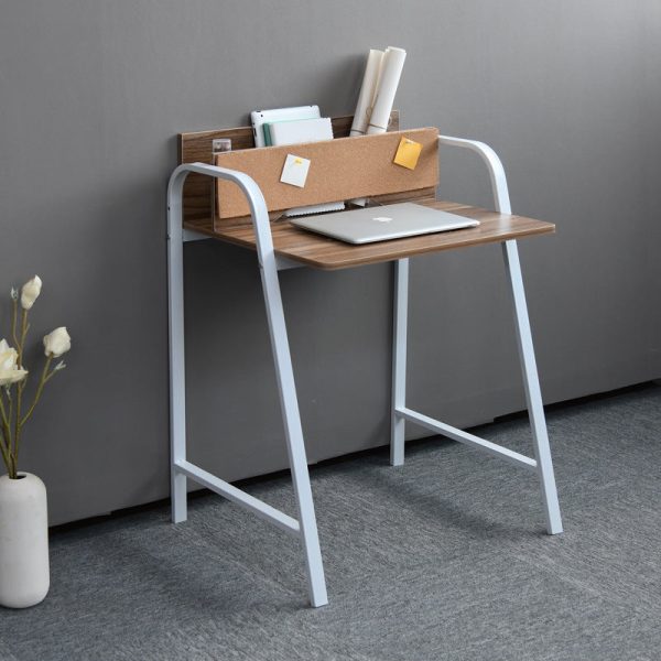 Modern Minimalist Rectangle Carbon Steel Medium Fiber Density Board Desk 4-Leg For Home Office - Image 18