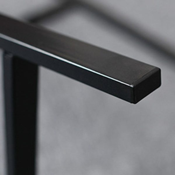 Modern Minimalist Rectangle Carbon Steel Medium Fiber Density Board Desk 4-Leg For Home Office - Image 9