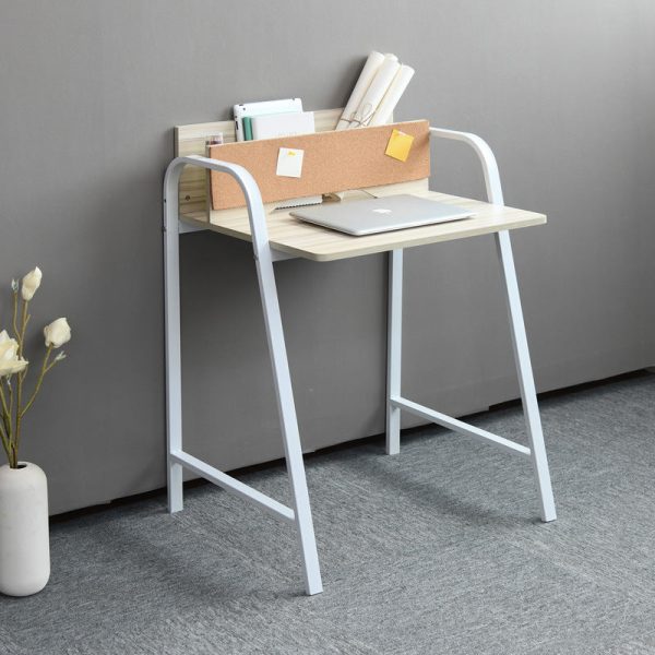 Modern Minimalist Rectangle Carbon Steel Medium Fiber Density Board Desk 4-Leg For Home Office - Image 20
