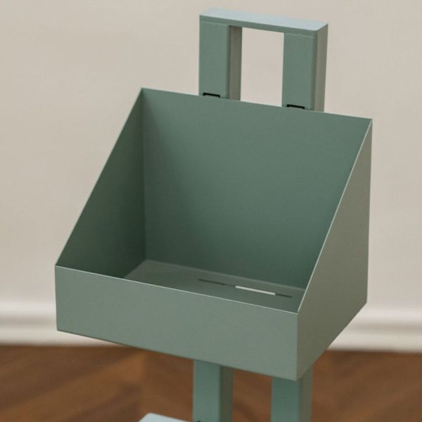 Modern Minimalist Iron Rectangular Bookshelf With 6/8/10 Tiers For Living Room & Home Office - Image 7