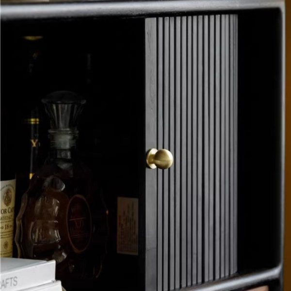 Traditional Vintage Solid Wood Rectangular Storage Cabinet With 4 Drawers For Bedroom & Living Room - Image 5