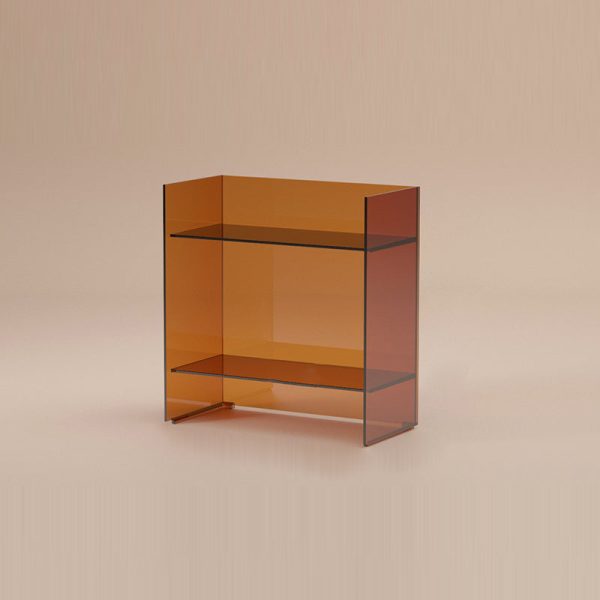 Modern Minimalist PC Rectangular Side Table 2/3-Tier For Living Room - Image 19