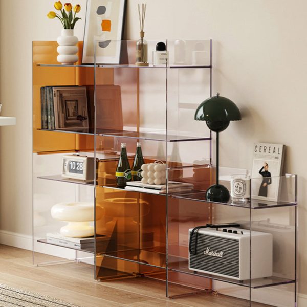 Modern Minimalist PC Rectangular Side Table 2/3-Tier For Living Room - Image 11