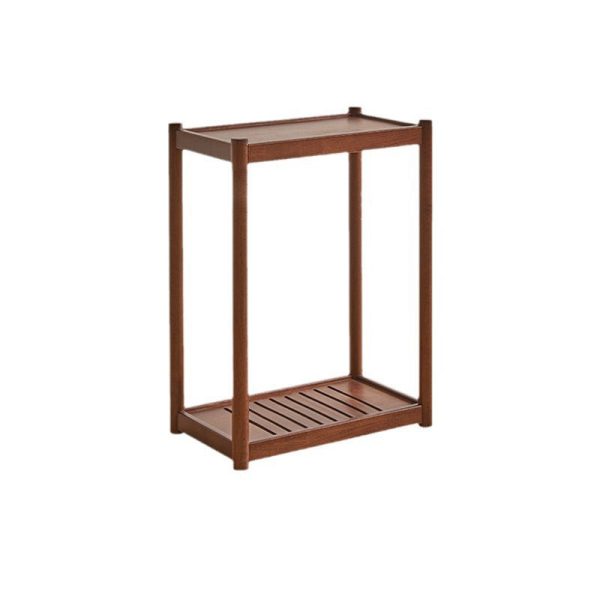 Modern Minimalist Solid Wood Rectangular End Table 2-Tiers For Living Room - Image 24