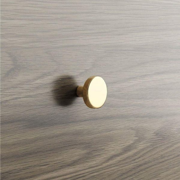 Modern Art Deco Wood Panel Solid Wood Metal Cat-Shaped Cylindrical Nightstand With 2 Drawers For Bedroom - Image 15