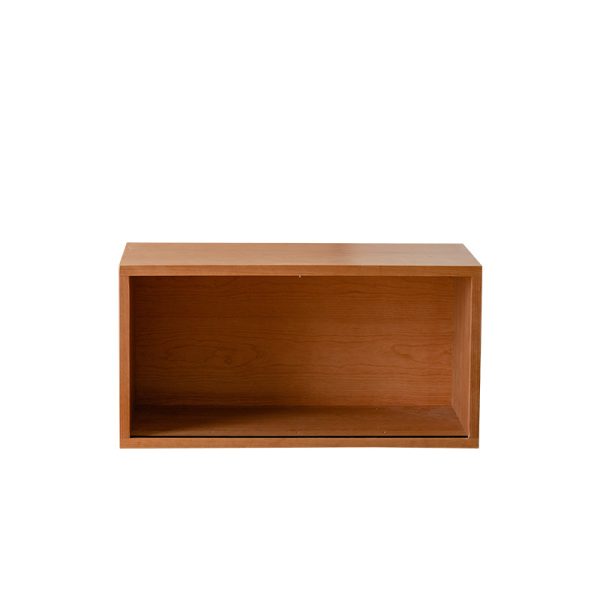 Traditional Japanese Cherry Wood Rectangular Side Table 1-Tier For Living Room - Image 23