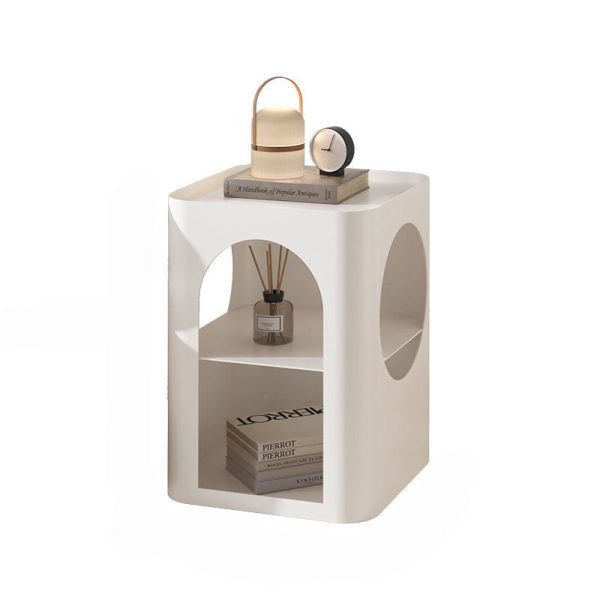 Modern Minimalist Medium Density Fiberboard Side Table 2 - Tier For Living Room - Image 19