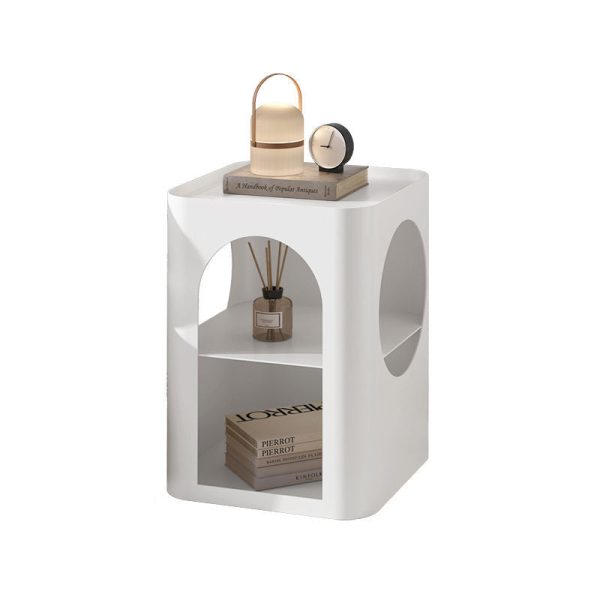 Modern Minimalist Medium Density Fiberboard Side Table 2 - Tier For Living Room - Image 20