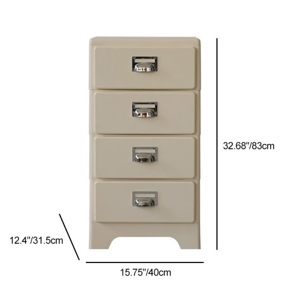 Traditional Japanese Macarons Rectangular Cube ABS Side Table 2/3/4/5 - Drawer For Living Room - Image 6