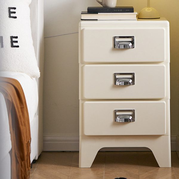Traditional Japanese Macarons Rectangular Cube ABS Side Table 2/3/4/5 - Drawer For Living Room - Image 12