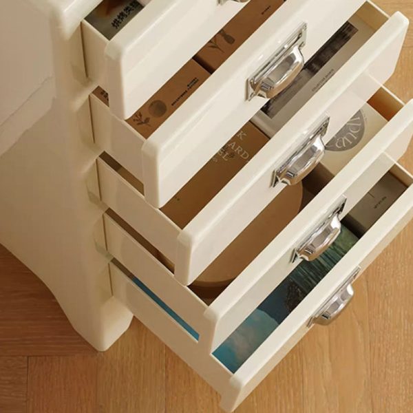 Traditional Japanese Macarons Rectangular Cube ABS Side Table 2/3/4/5 - Drawer For Living Room - Image 9