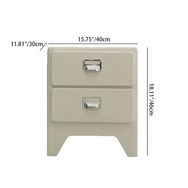 Traditional Japanese Macarons Rectangular Cube ABS Side Table 2/3/4/5 - Drawer For Living Room - Image 4