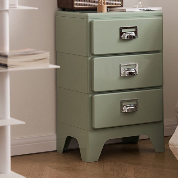 Traditional Japanese Macarons Rectangular Cube ABS Side Table 2/3/4/5 - Drawer For Living Room - Image 13