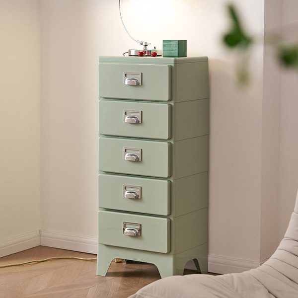 Traditional Japanese Macarons Rectangular Cube ABS Side Table 2/3/4/5 - Drawer For Living Room - Image 2