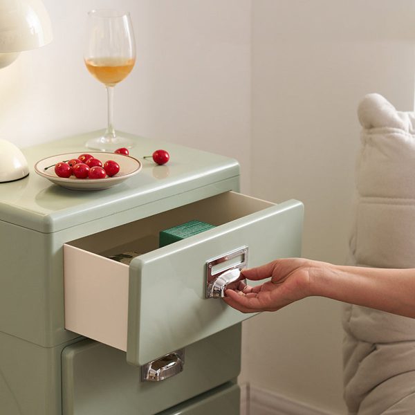 Traditional Japanese Macarons Rectangular Cube ABS Side Table 2/3/4/5 - Drawer For Living Room - Image 11