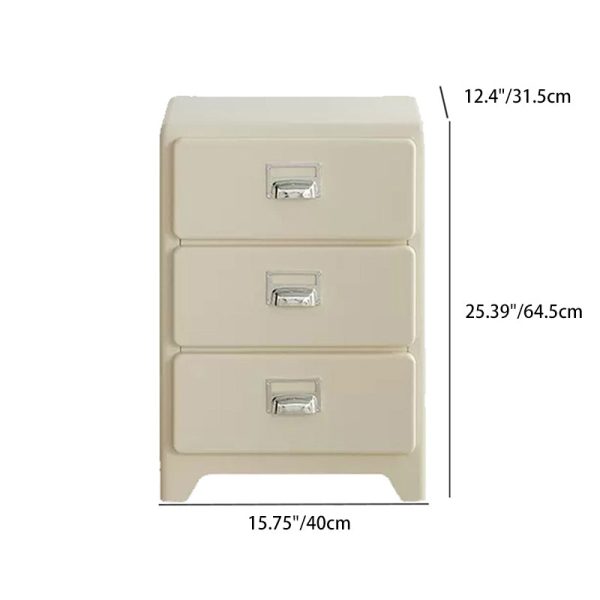 Traditional Japanese Macarons Rectangular Cube ABS Side Table 2/3/4/5 - Drawer For Living Room - Image 5