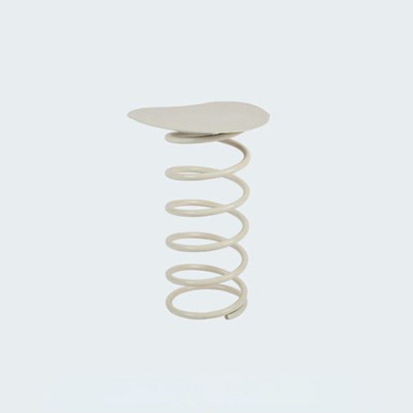 Contemporary Creative Spring Shape Full Iron Side Table 1 - Tier For Living Room - Image 22