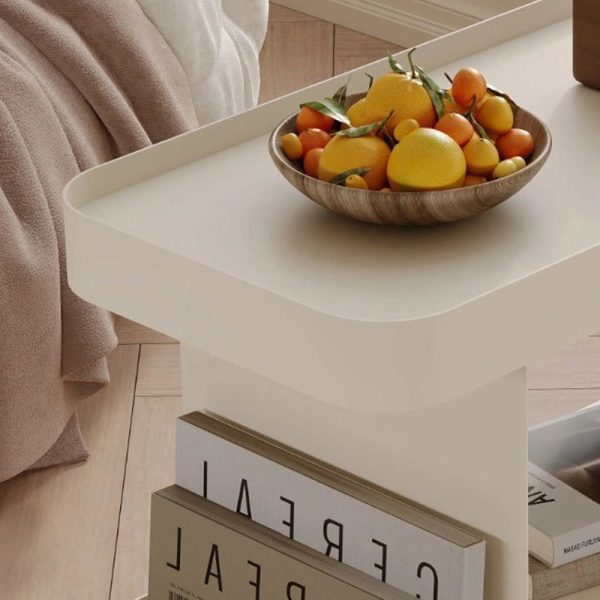 Contemporary Nordic Rectangle Full Iron Storage Cabinets Side Table 3 - Tier For Living Room - Image 6