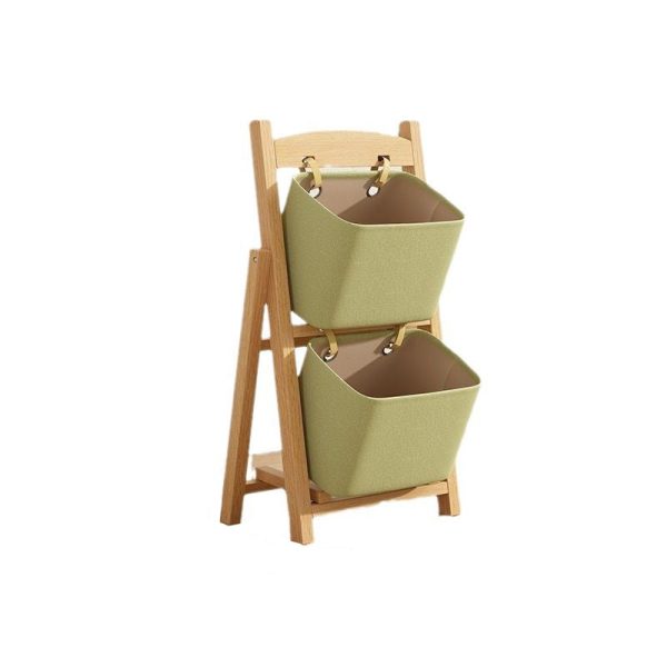 Modern Simplicity Square Fabric Box Solid Wood 2/3/4 - Storage Side Table For Living Room - Image 19