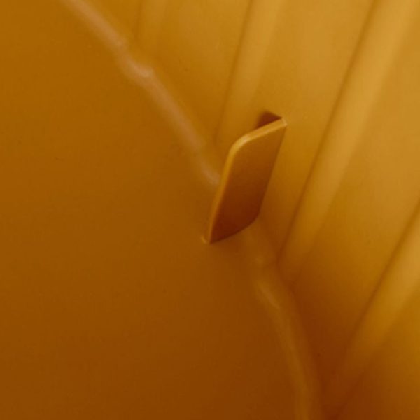 Modern Minimalist Round Tray Cylinder Plastic Coffee Table For Living Room - Image 7