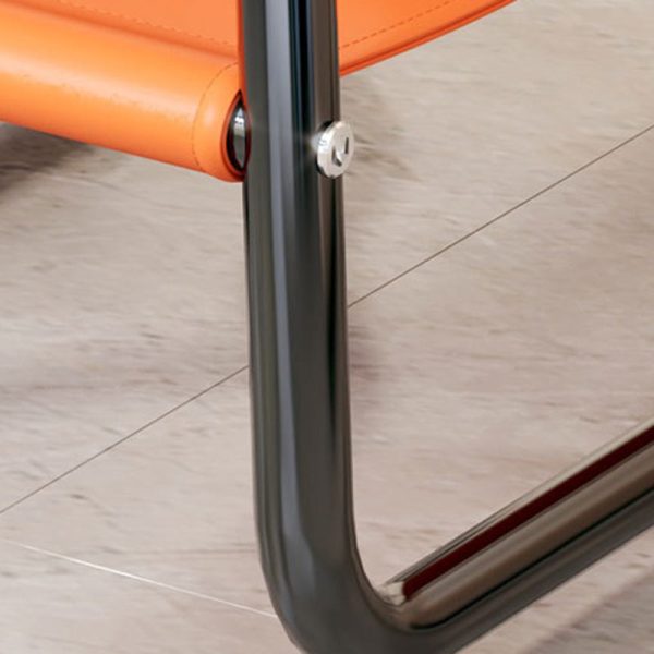 Contemporary Nordic Rectangular Glass Iron Fabric End Table 2-Tier For Living Room - Image 7