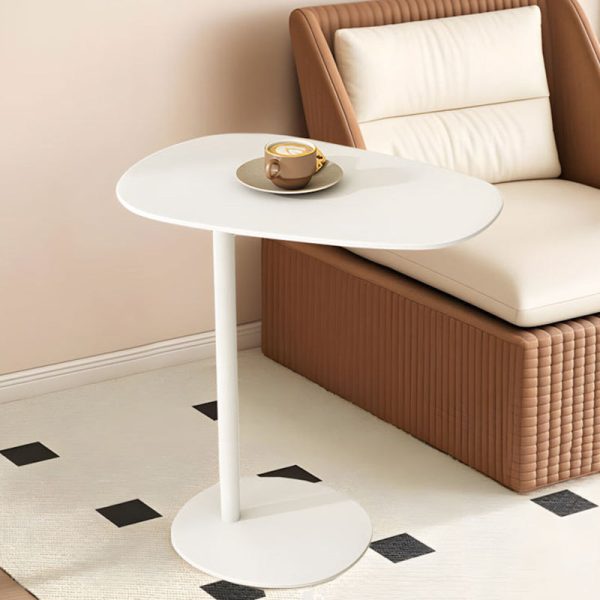 Modern Minimalist Oval Iron End Table 1-Tier For Living Room - Image 2