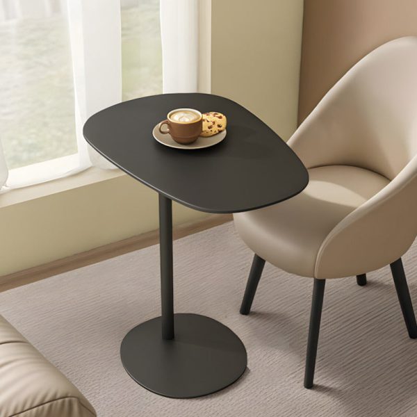 Modern Minimalist Oval Iron End Table 1-Tier For Living Room - Image 3