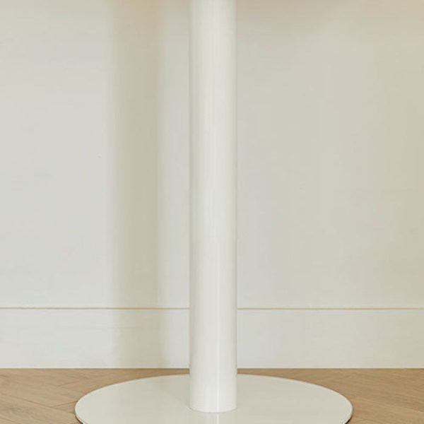 Contemporary Nordic Square Iron Wood End Table 1-Tier For Living Room - Image 8