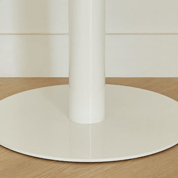 Contemporary Nordic Square Iron Wood End Table 1-Tier For Living Room - Image 9