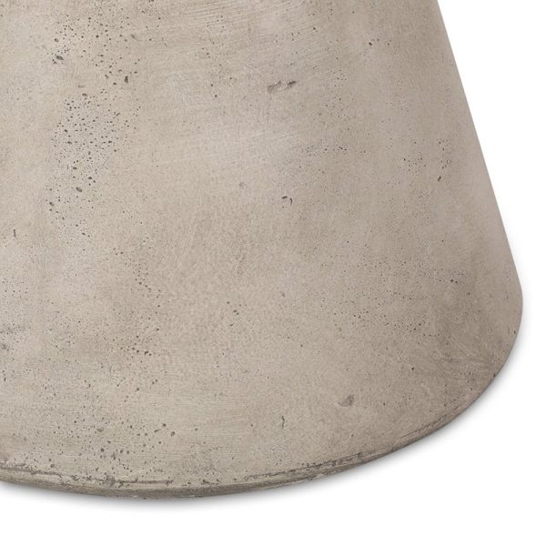 Contemporary Nordic Cylinder Magnesium Oxide End Table 1-Tier For Living Room - Image 6