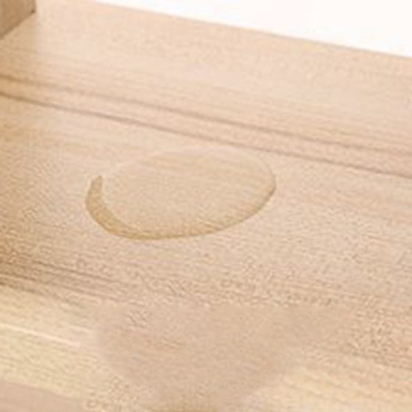 Modern Minimalist Square Particle Board Tabletop Wood End Table 1/2-Tier For Living Room - Image 12