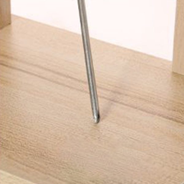 Modern Minimalist Square Particle Board Tabletop Wood End Table 1/2-Tier For Living Room - Image 13