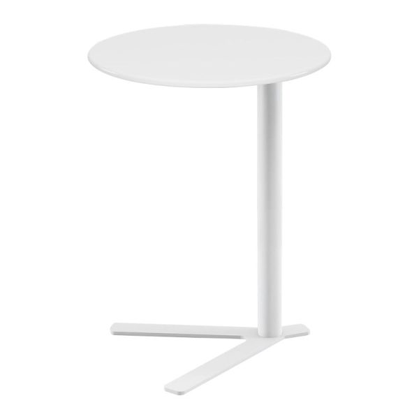 Modern Minimalist V-Shaped Top Round Iron End Table For Living Room - Image 15