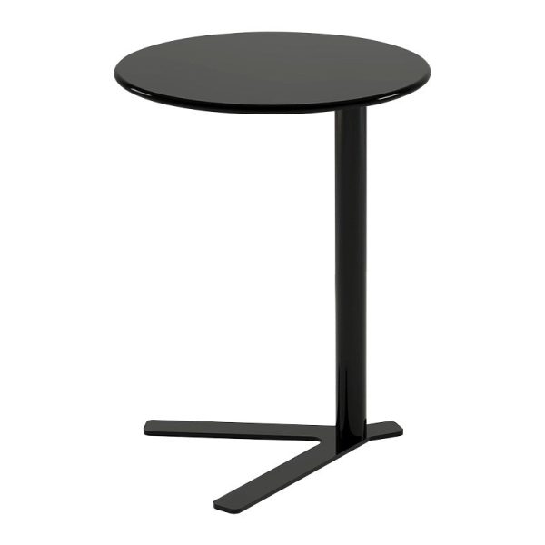 Modern Minimalist V-Shaped Top Round Iron End Table For Living Room - Image 19