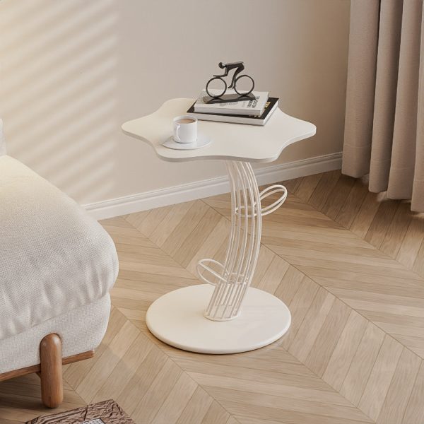 Contemporary Creative Clouds Rock Slab Tempered Glass Coffee Table 1-Tier For Living Room - Image 9