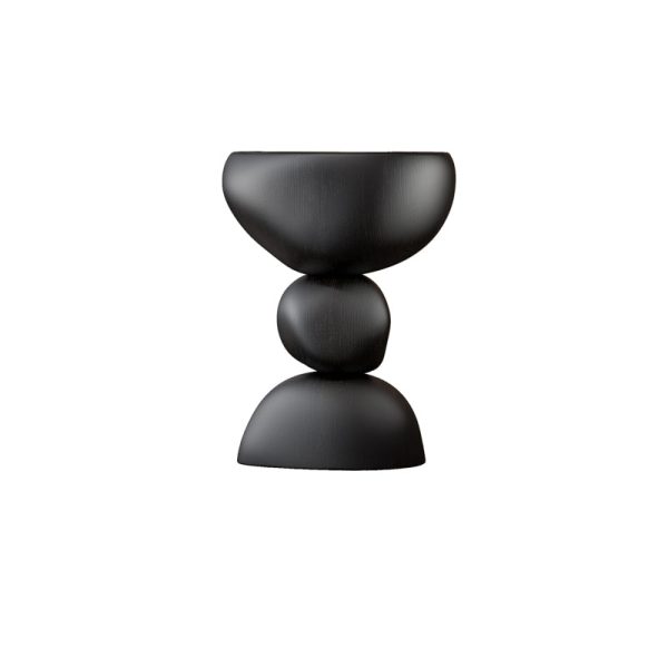 Contemporary Creative Round Resin End Table 1-Tier For Living Room - Image 11
