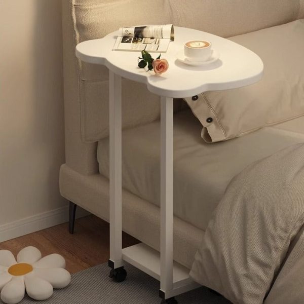 Modern Minimalist Removable Bear Shape Density Board Carbon Steel End Table 2-Tier For Living Room - Image 13